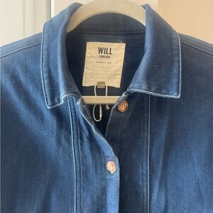 Sezane Will Jacket | Indigo Denim | Size M